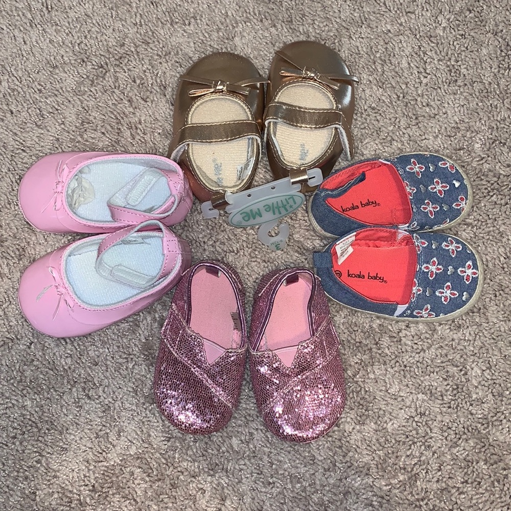 Baby Girl 4 pairs of shoes
